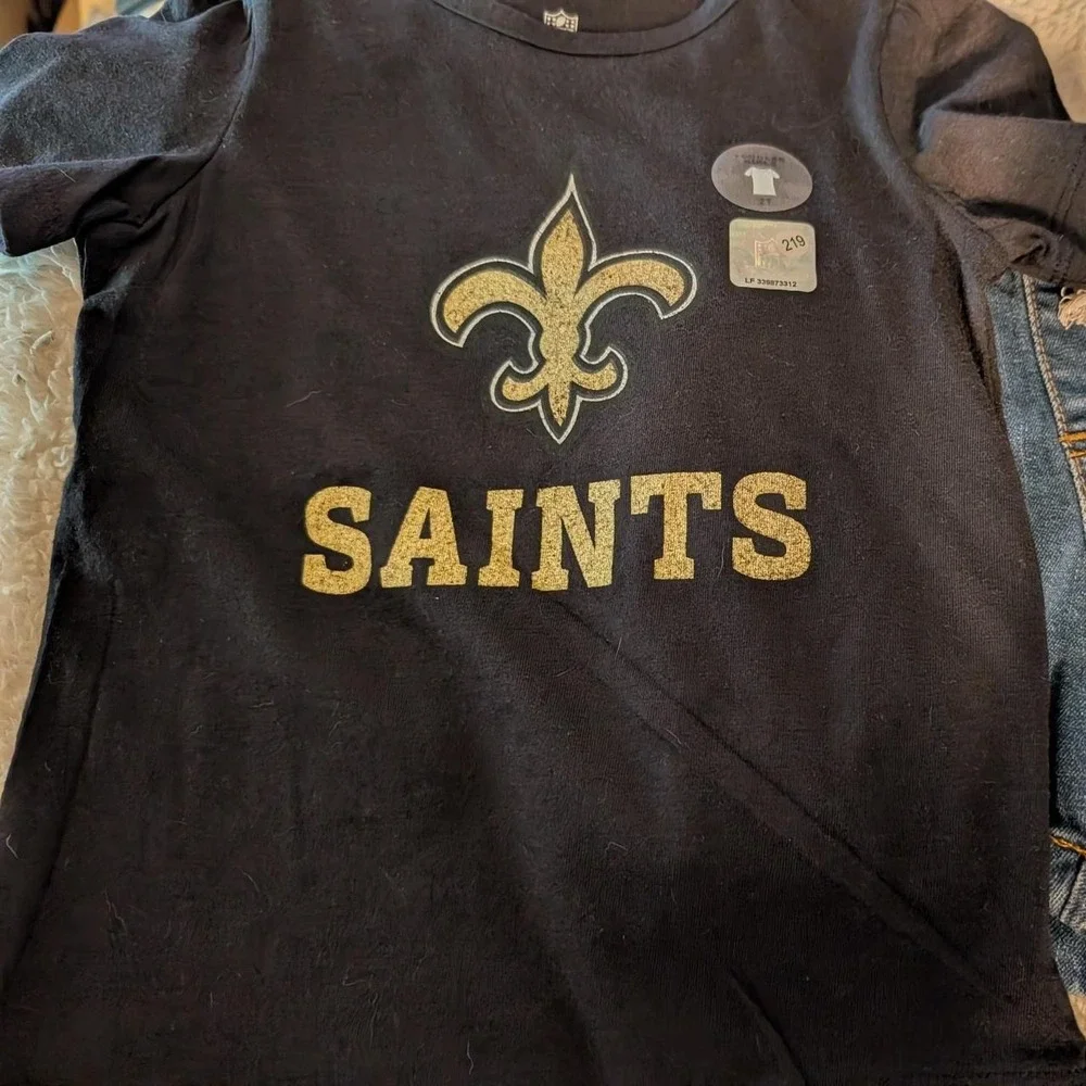 2T NFL Saints babygirl outfit